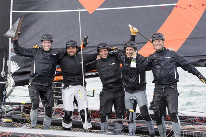 Armin Strom winners - 2015 Bullitt GC32 Racing Tour Cowes Cup  © Sander van der Borch http://www.sandervanderborch.com